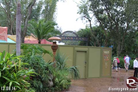 Animal Kingdom at WDW Construction Update