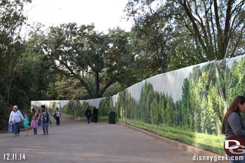 Animal Kingdom at WDW Construction Update