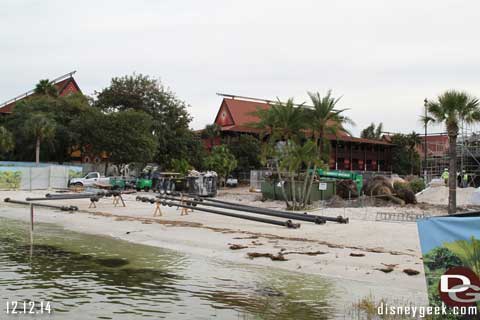 Polynesian Village at WDW Construction Update