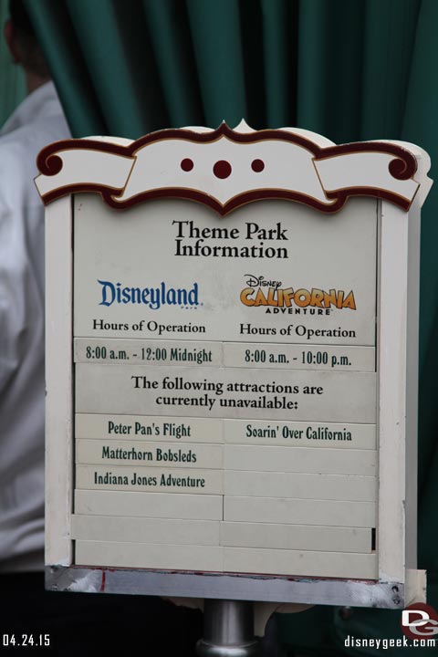 Disneyland Resort Photo Update - 4/24/15