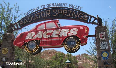 Radiator Springs Racers Entrance