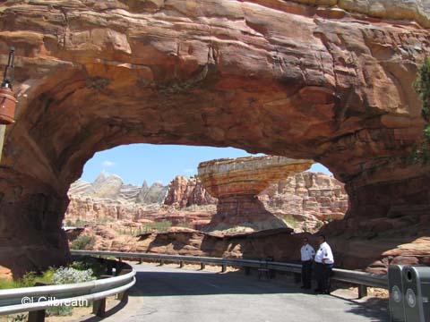 Radiator Springs Arch Entrance