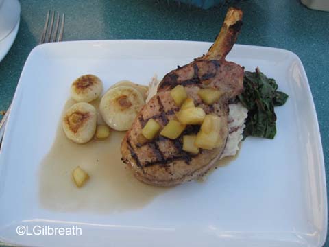 Ariel's Grotto pork chop