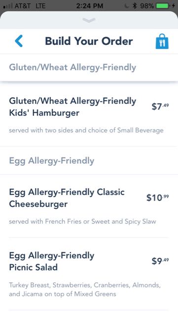 Disneyland Mobile Order