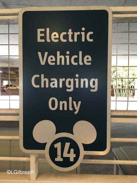 Disneyland Electric Vehicle Charging