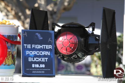 Season of the Force TIE Fighter popcorn bucket