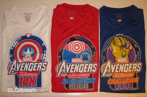Avengers Half Marathon shirts