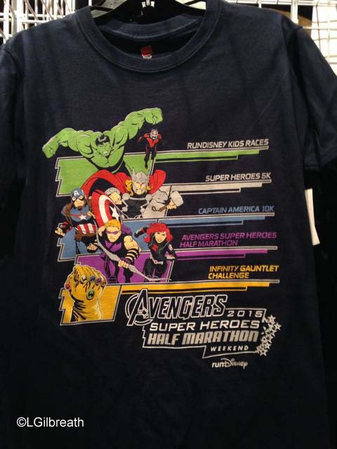 Avengers Half Marathon Weekend shirt