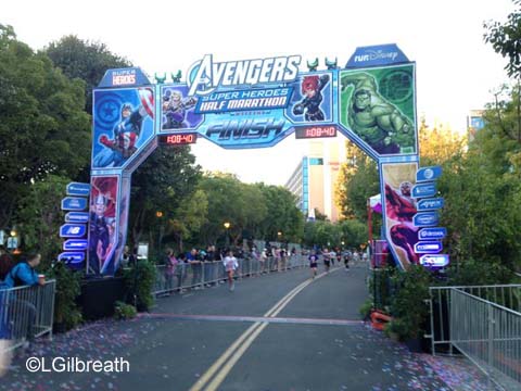 Captain America 10K finish line