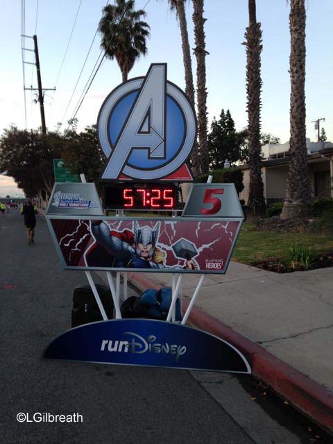 Avengers Half Marathon Mile 4