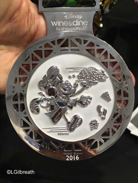 runDisney 2016 Wine and Dine Half Marathon Medal