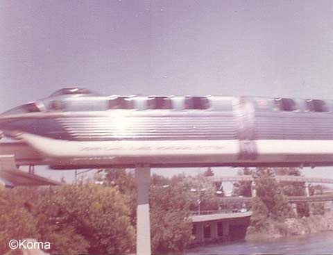 Disneyland Monorail 1963