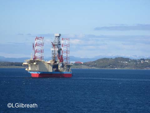 Oil rig Stavanger Norway