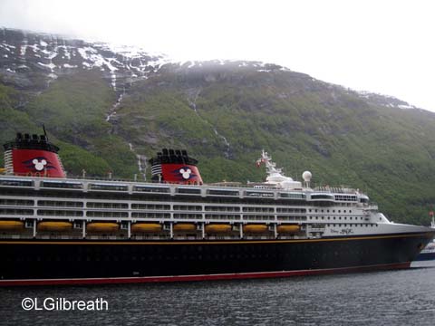 Disney Magic in Geiranger fjord