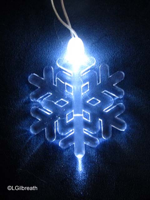 Freezing the Night Away Snowflake Lights