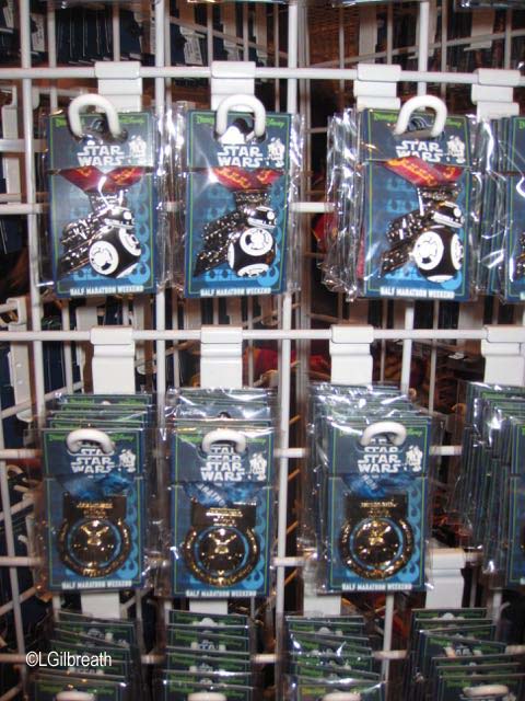 Star Wars Half Marathon pins