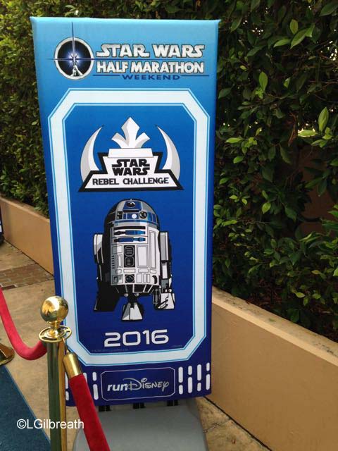 Star Wars Half Marathon banner