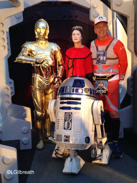 2016 Star Wars Half Marathon R2D2 Threepio