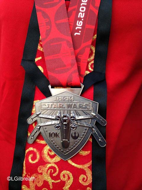 2016 Star Wars 10K medal