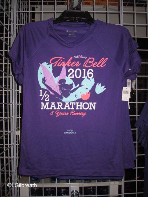 2016 Tinker Bell Half Marathon shirt