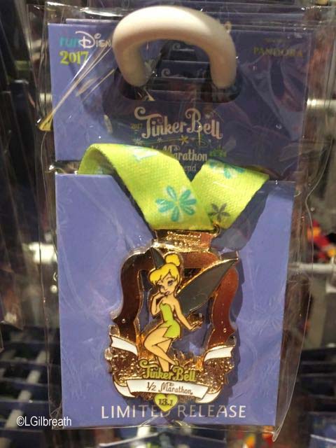 Tinker Bell mini medal pin