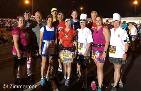 Wine and Dine half marathon weekend