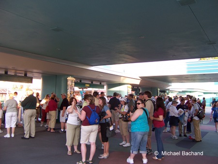 Waiting for the gates to open