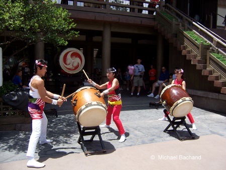 Drummers in action