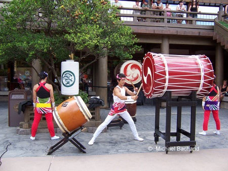 Drummers in action