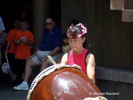 Drummers in action