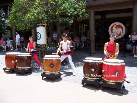 Drummers in action