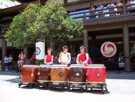 Drummers in action