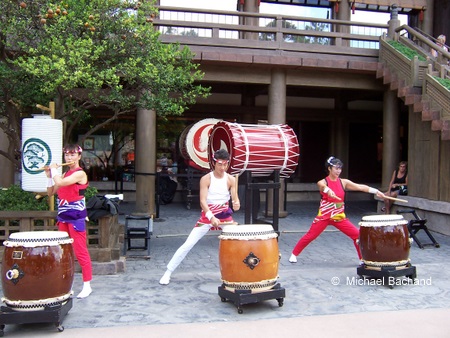 Drummers in action