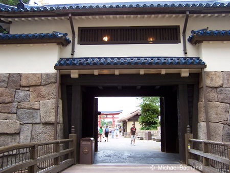 Looking back towards the front of the pavilion