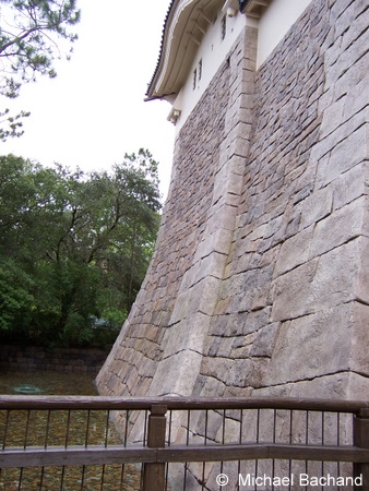 The castle wall and moat
