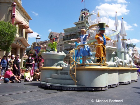 One of the parade floats