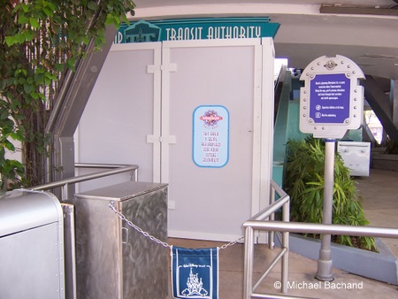 Entrance to Tomorrowland Transit Authority ride