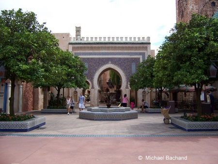 Fountain and Bab Boujouloud