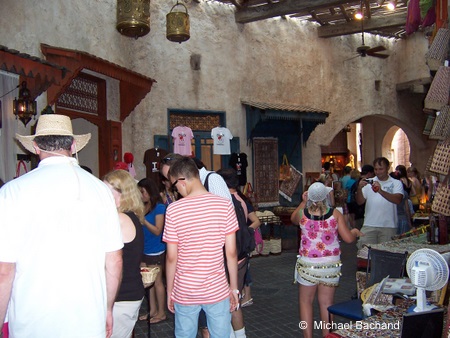 Shopping inside the bazaar