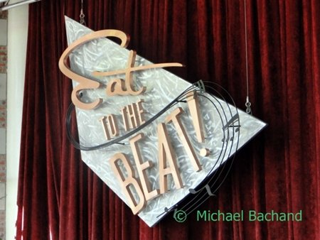 Eat to the Beat sign