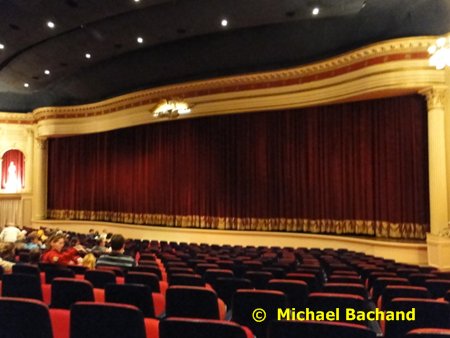 Inside the theater