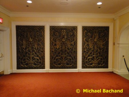 Brass wall panels