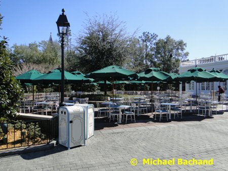 Outside seating