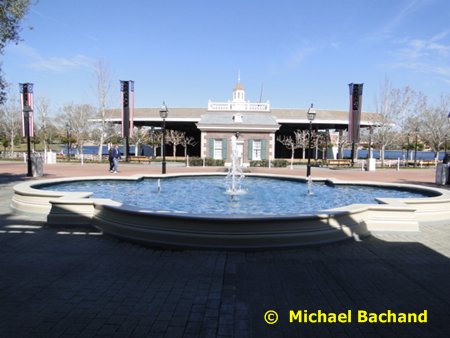 Looking towards the lagoon