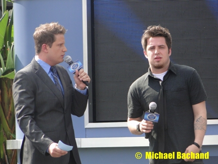 Lee being interviewed