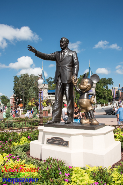 Partners statue in the Magic Kingdom, Walt Disney World, Orlando, Florida