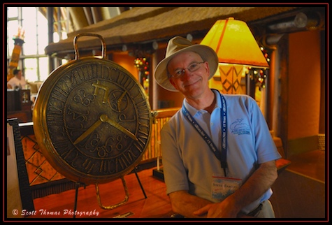 AllEars.net team member and Hidden Mickey author, Steve Barrett, in the lobby of the Kidani Village, Walt Disney World, Orlando, Florida AllEars.net team member and Hidden Mickey author, Steve Barrett, in the lobby of the Kidani Village, Walt Disney World, Orlando, Florida