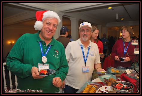 AllEars.net team members Mike Scopa and Jack Marshall enjoying delicious desserts at Epcot, Walt Disney World, Orlando, Florida AllEars.net team members Mike Scopa and Jack Marshall enjoying delicious desserts at Epcot, Walt Disney World, Orlando, Florida