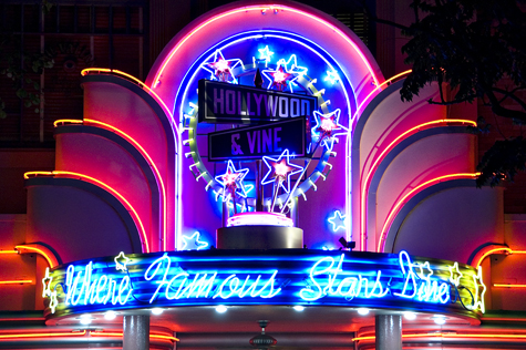 Hollywood and Vine sign at Disney's Hollywood Studios