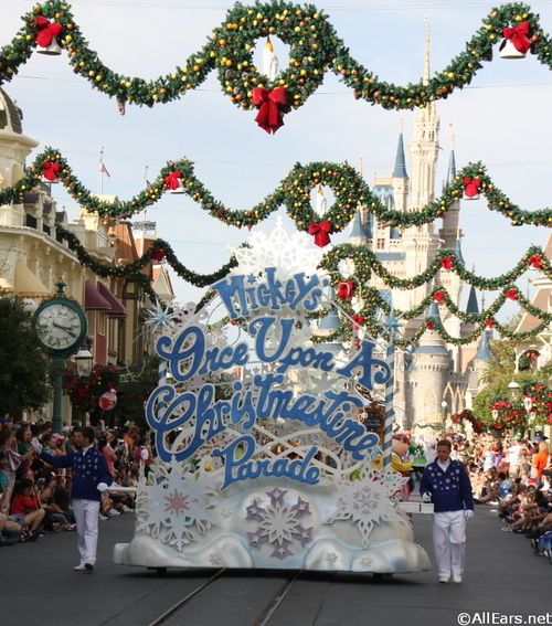 Mickey's Once Upon a Christmastime Parade Magic Kingdom 2011